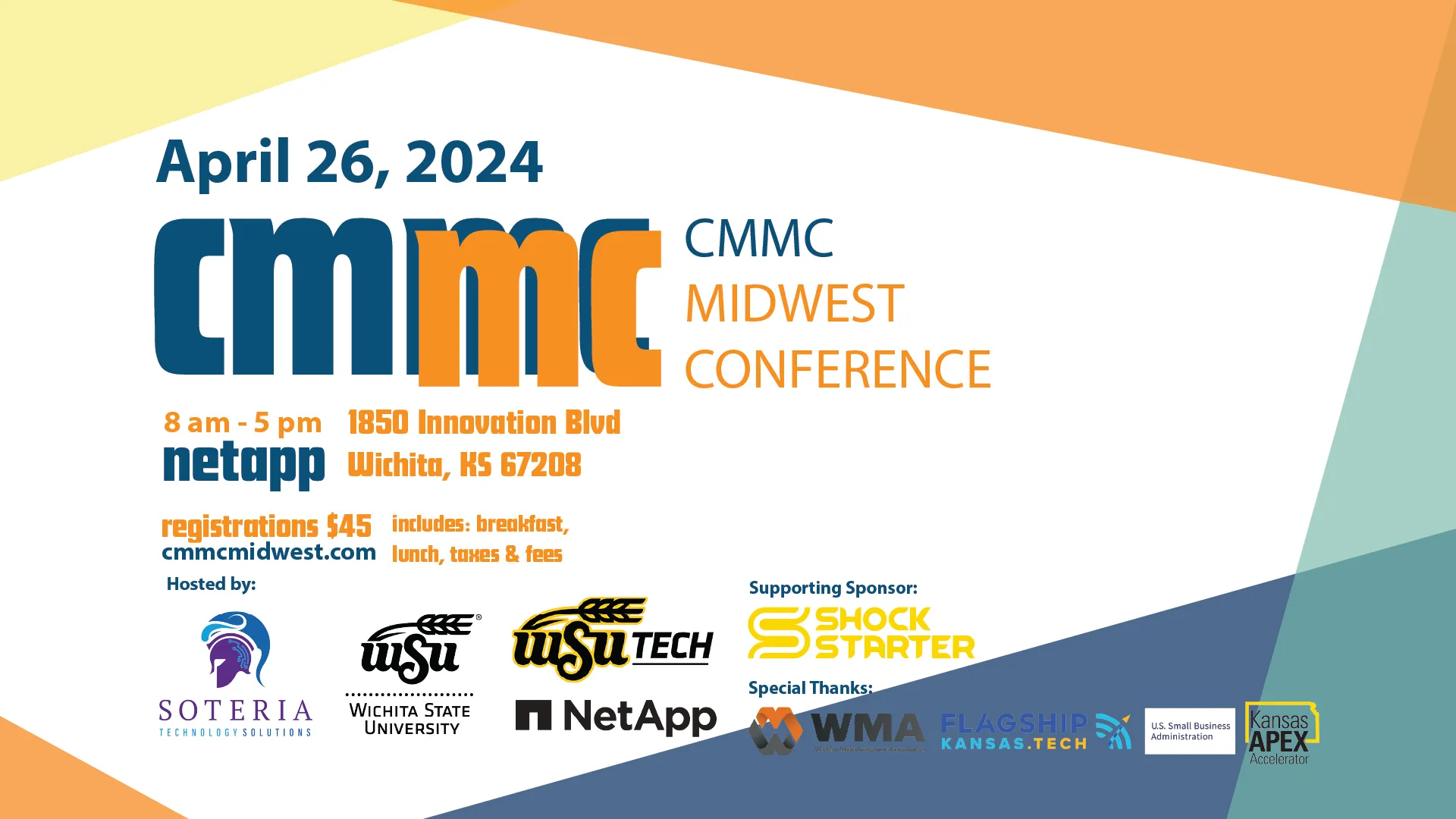 Flyer advertising CMMC Midwest Conference 2024